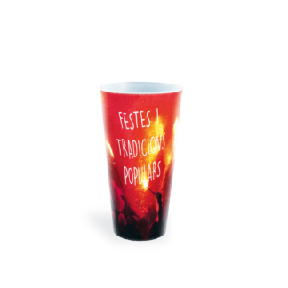 Vaso de 40cl Personalizable y reutilizable a todo color (IML)