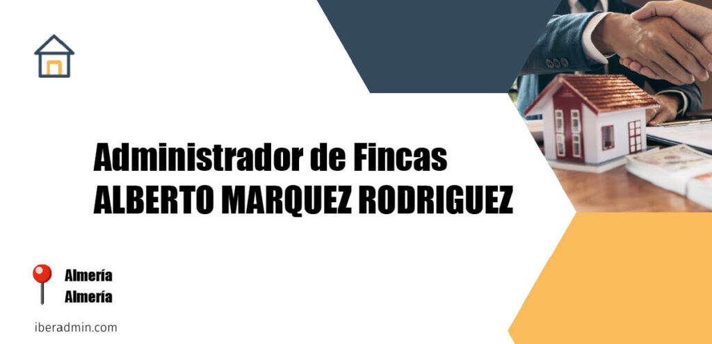 Información sobre la empresa dedicada a la adminstración de fincas y propietarios 'Administrador de Fincas ALBERTO MARQUEZ RODRIGUEZ' localizada en Almería en la provincia de Almería