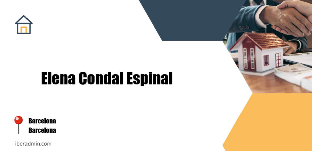 Información sobre la empresa dedicada a la adminstración de fincas y propietarios 'Elena Condal Espinal' localizada en Barcelona en la provincia de Barcelona