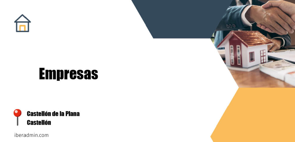 Información sobre la empresa dedicada a la adminstración de fincas y propietarios 'Empresas' localizada en Castellón de la Plana en la provincia de Castellón