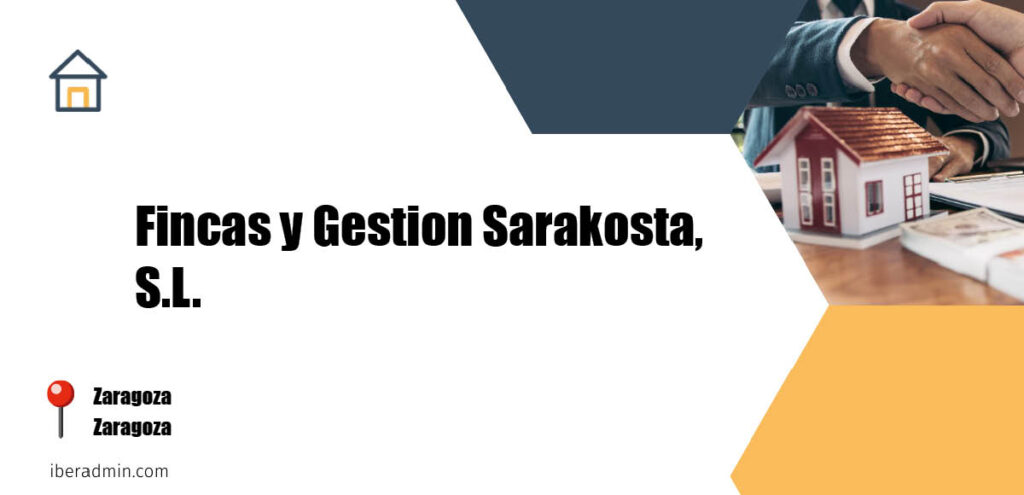 Información sobre la empresa dedicada a la adminstración de fincas y propietarios 'Fincas y Gestion Sarakosta