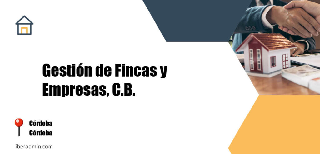 Información sobre la empresa dedicada a la adminstración de fincas y propietarios 'Gestión de Fincas y Empresas