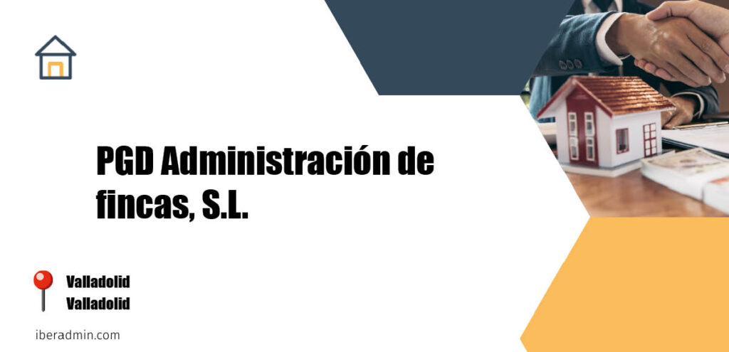 Información sobre la empresa dedicada a la adminstración de fincas y propietarios 'PGD Administración de fincas